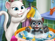 La doccia del gattino
