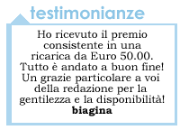 I commenti dei vincitori !