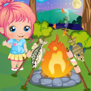 Alice in campeggio