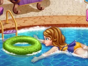 In piscina con Sofia